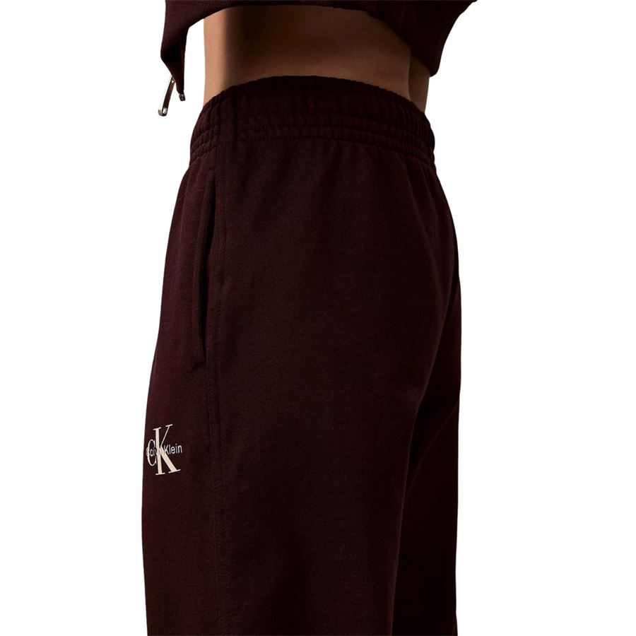 Jogger in spugna francese monologo pantalone tuta da donna Calvin Klein | LV047B235G2E8